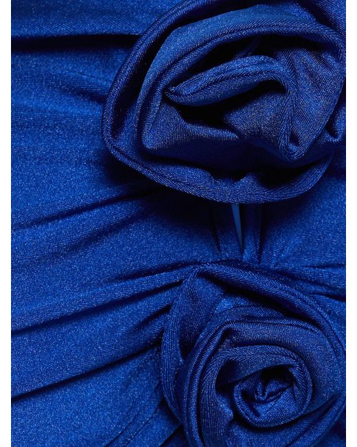 Coperni Blue Flower Jersey Top