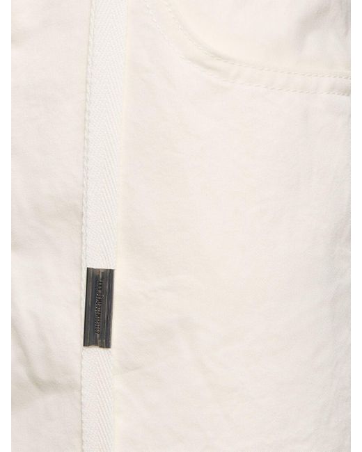 Ann Demeulemeester Claire コットンツイルワイドパンツ Natural