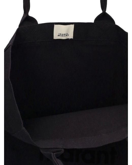 Isabel Marant Black Small Yenky Canvas Tote Bag