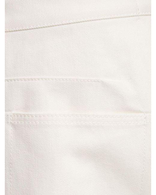 Jeans de denim Jil Sander de hombre de color White
