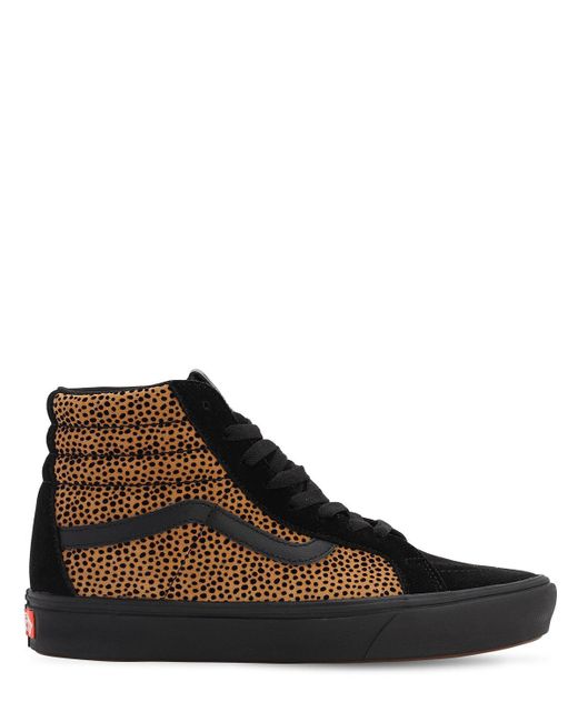 vans black cheetah