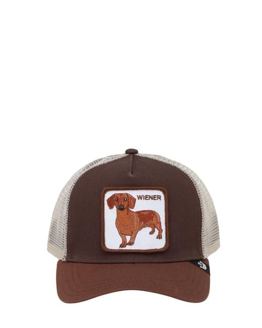 Goorin Bros Brown Wiener Dog Patch Trucker Hat for men