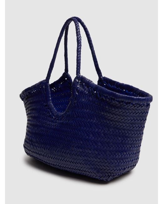 Dragon Diffusion Nantucket レザーバスケットバッグ Blue