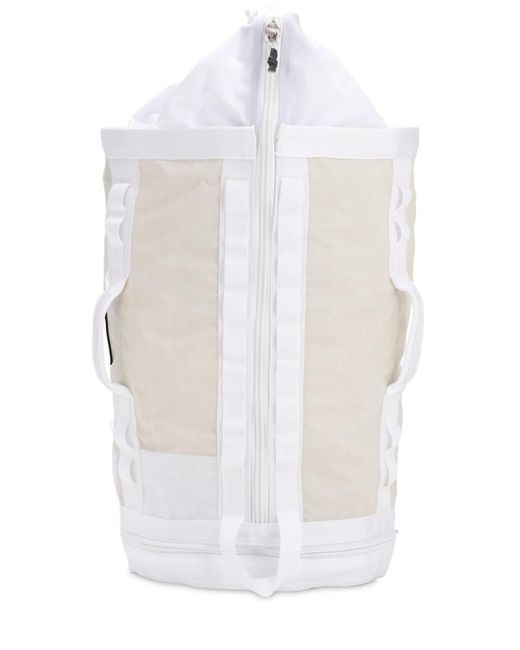 The North Face White Explore Haulaback S Lunar Backpack