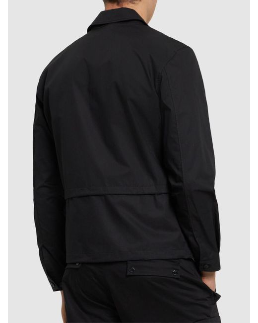 C P Company Black Metropolis Series Gabardine Shirt for men