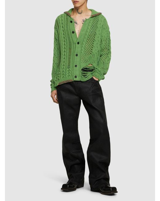 Cardigan en maille de coton sauvage ANDERSSON BELL pour homme en coloris Green