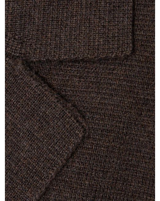 Totême  Black Knit Wool Blazer