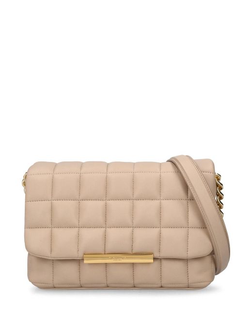 DeMellier London Natural Phoenix Smooth Leather Shoulder Bag