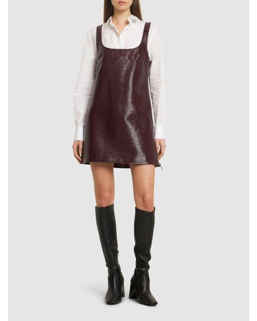 Courreges Purple Minikleid