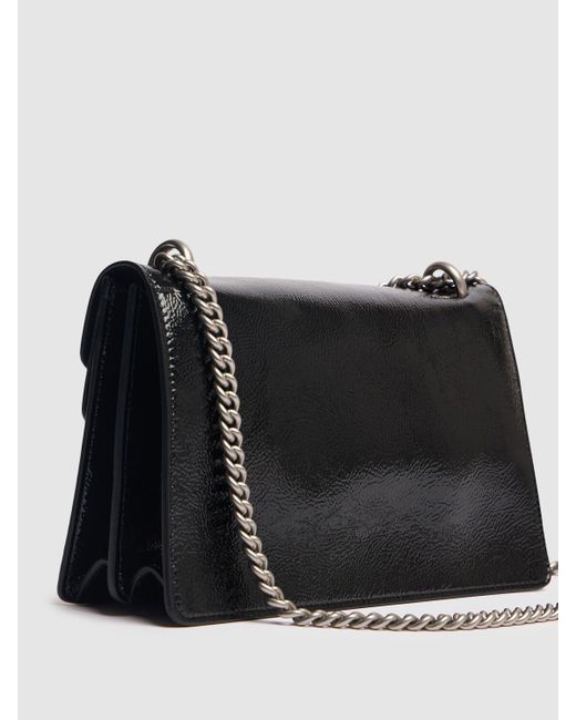 Dionysus leather shoulder bag Gucci de color Black