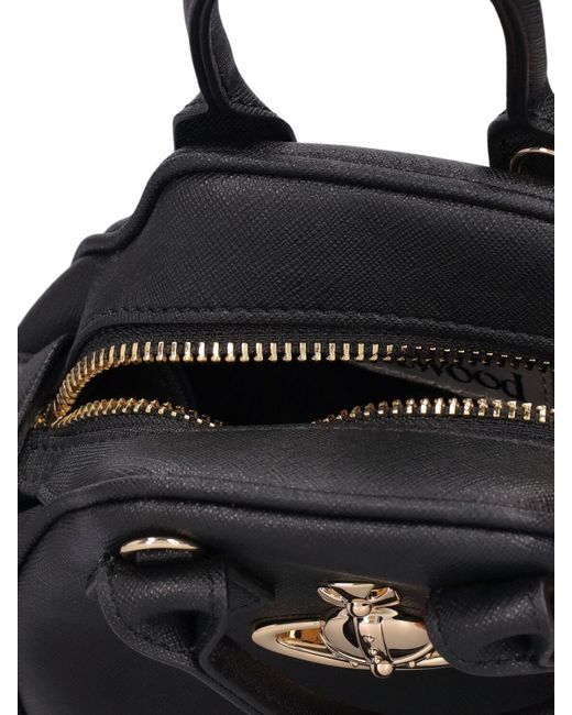 Vivienne Westwood Black Mini Yasmin Faux Leather Bag