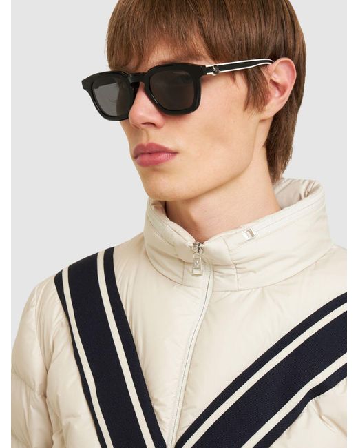 Gradd squared acetate sunglasses Moncler pour homme en coloris Black