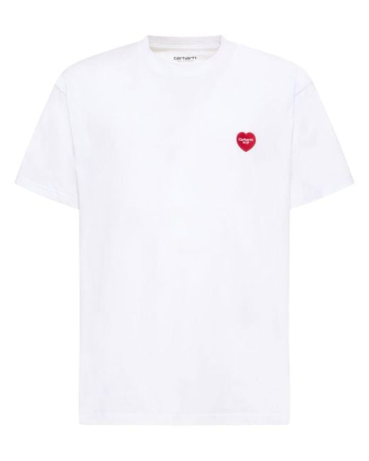 Carhartt WIP T-shirt Mit Lockerer Passform Mit Doppeltem Herz in White für Herren