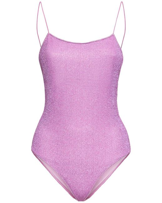 Oseree Purple Lumière One Piece Swimsuit