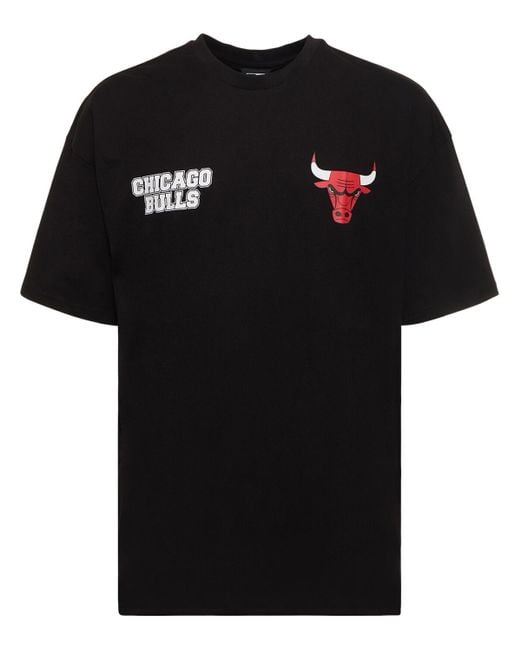 T-shirt oversize nba chicago bulls di KTZ in Black da Uomo