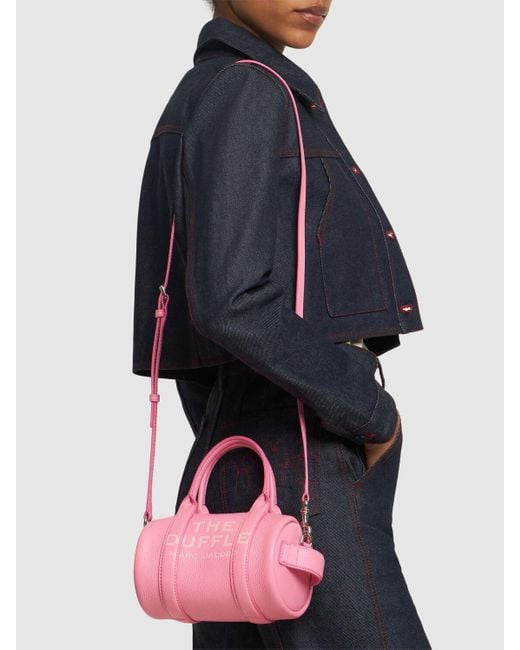 Marc Jacobs The Mini Duffle レザーバッグ Pink