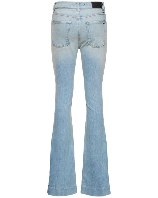 Amiri Blue Ausgestellte Jeans Aus Baumwolldenim