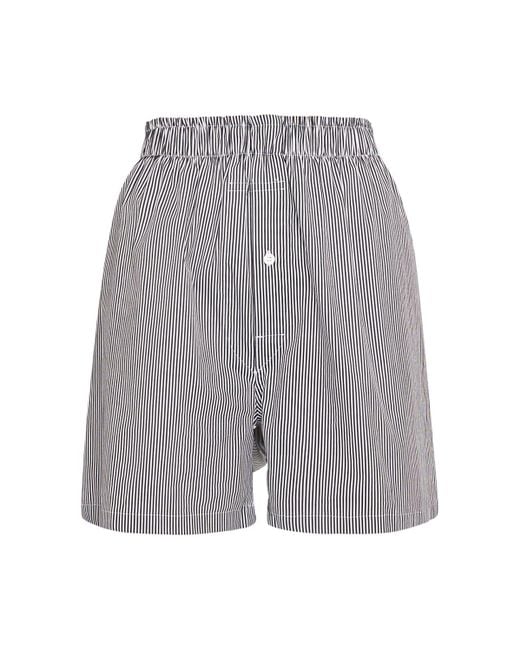 Shorts in jersey di misto cotone di Maison Margiela in Gray