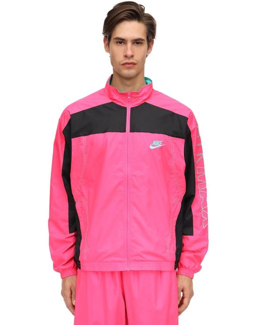 Chaqueta Deportiva Patchwork Vintage Nike de hombre de color Pink