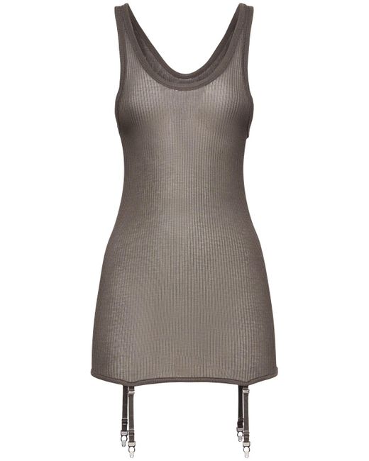 Mujer Tapa De Cisterna De Seda Con Tirantes Lemaire de color Brown