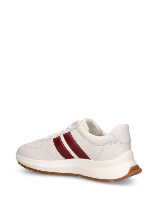 Bally Pink Darsyl Leather Low Sneakers for men