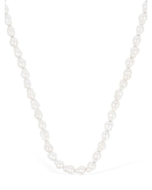 Emanuele Bicocchi Barocke Halskette Mit Perlen in White für Herren