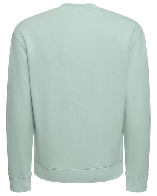 Maison Kitsuné Komfort-sweatshirt Mit Druck in Green für Herren