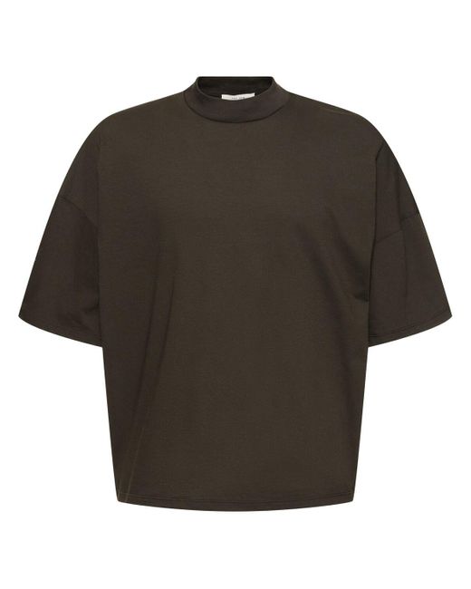 Camiseta de algodón jersey The Row de hombre de color Black