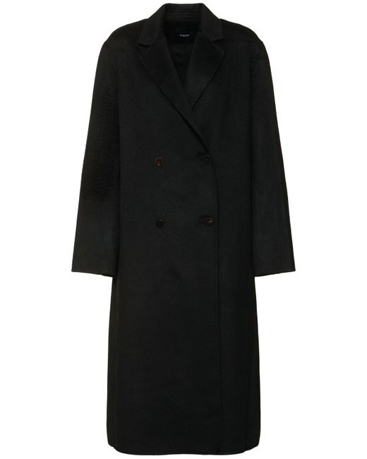 Theory Black Kaschmirmantel