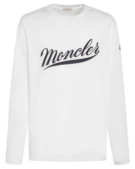 Moncler Archivio Jersey T-shirt in Gray for Men | Lyst