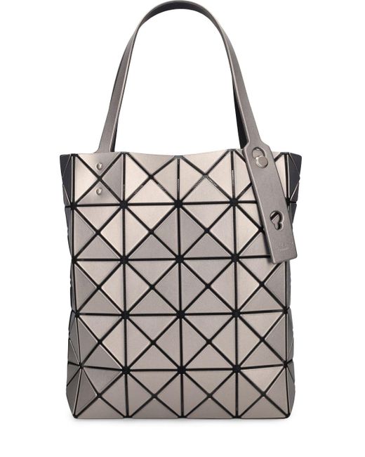 Bao Bao Issey Miyake Gray Medium Lucent Boxy Top Handle Bag