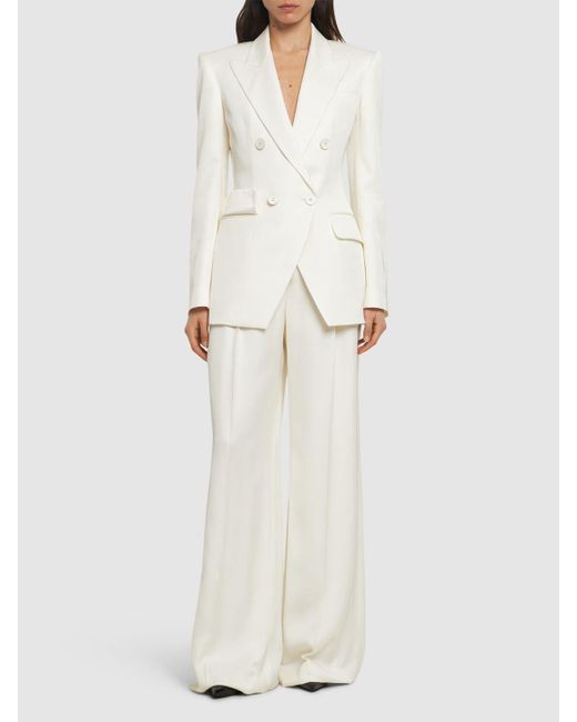 Alexander McQueen White Tailored Viscose Jacket