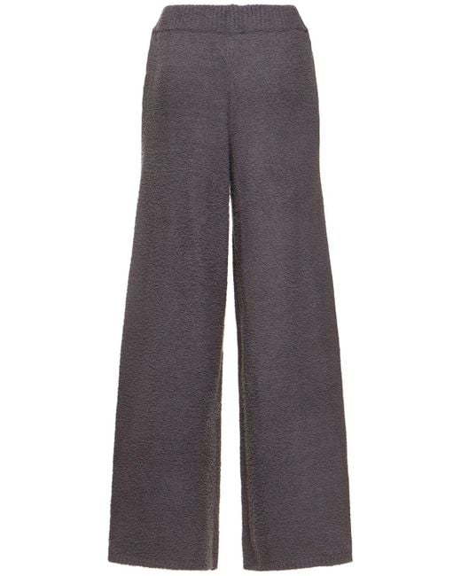 WeWoreWhat Purple Wide Leg Knitted Pants
