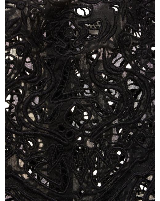 Vestido corto de encaje Isabel Marant de color Black