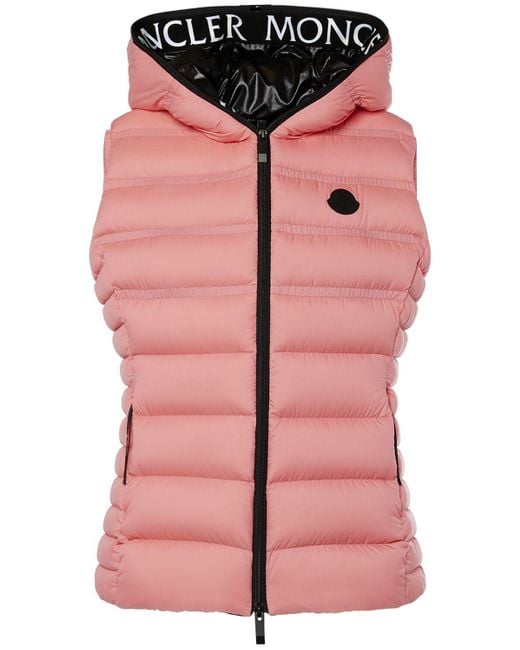Moncler Aliterse ナイロンダウンベスト Pink