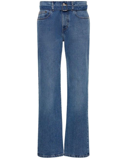 Proenza Schouler Blue Ellsworth Straight Jeans
