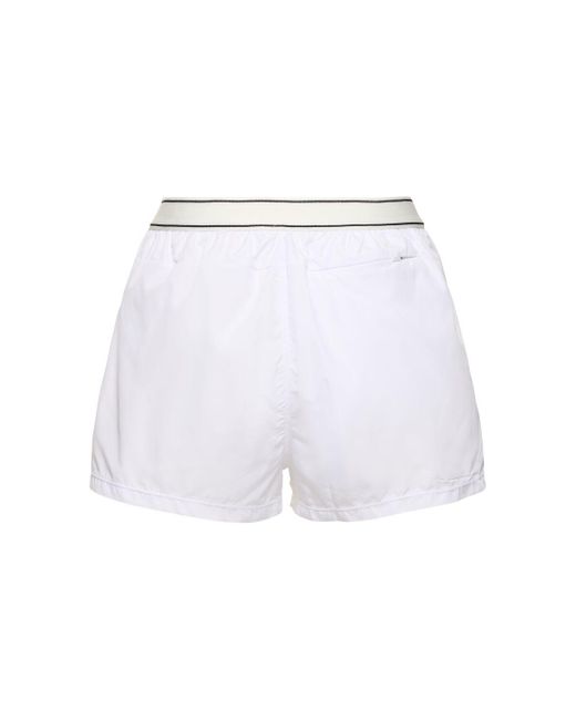 Shorts con logo Sporty & Rich de color White