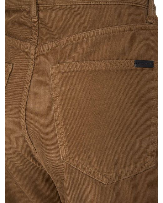 Saint Laurent Brown Baggy-jeans Aus Denim