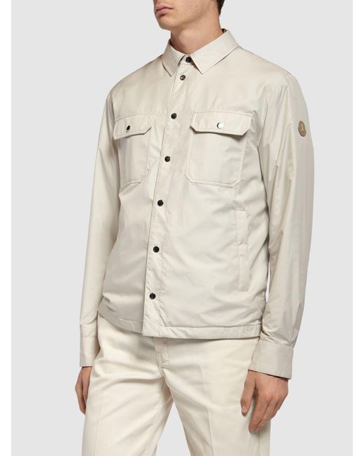 Moncler Natural Piz Tech Shirt Jacket for men