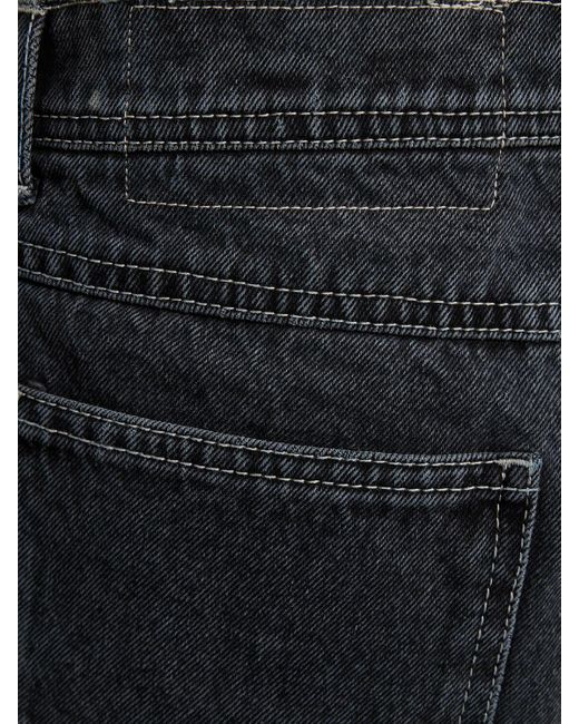 ANDERSSON BELL Blue Ghentel Raw-Cut Flared Jeans for men