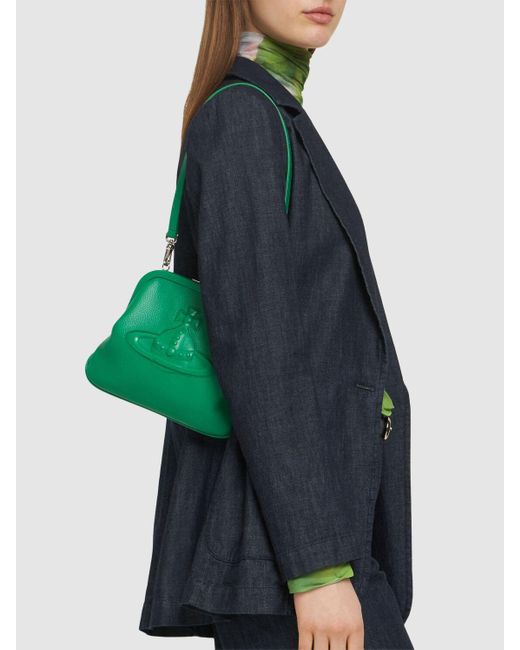 Pochette en simili-cuir embossé vivienne's Vivienne Westwood en coloris Green