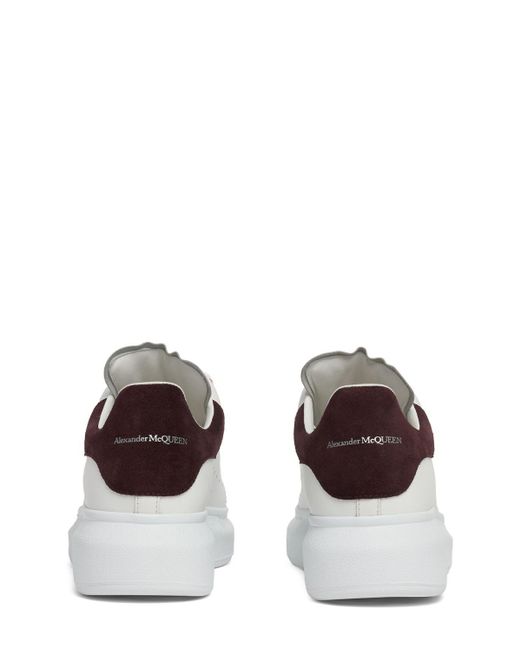 Alexander McQueen White 45mm Leather Sneakers
