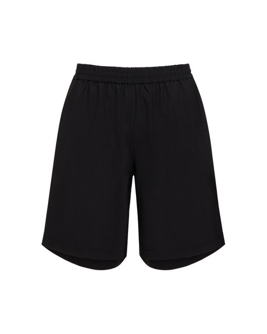 Bonsai Shorts Aus Wollmischung in Black für Herren