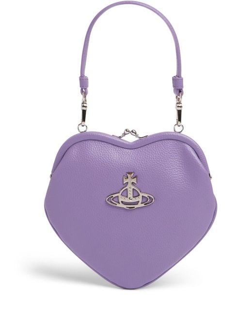 Sac en simili-cuir belle heart frame Vivienne Westwood en coloris Purple