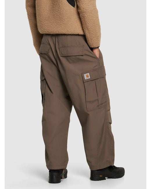 Pantalon cargo en coton jet Carhartt pour homme en coloris Brown