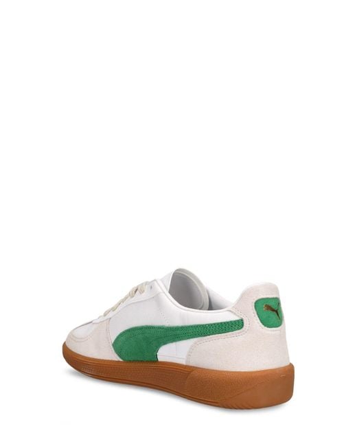 PUMA Green Palermo Sneakers for men