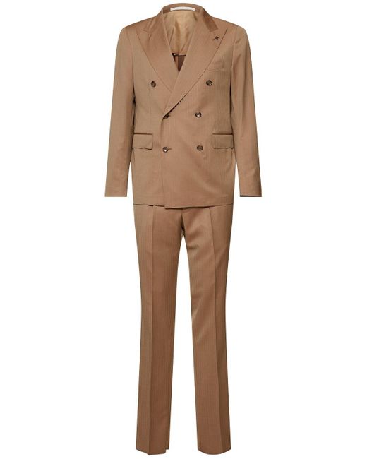 Homme Costume En Laine Super 110's Solaro Tagliatore pour homme en coloris Natural