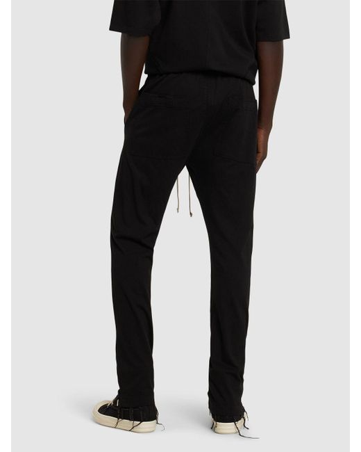 Pantalon en coton avec cordons berlin Rick Owens pour homme en coloris Black