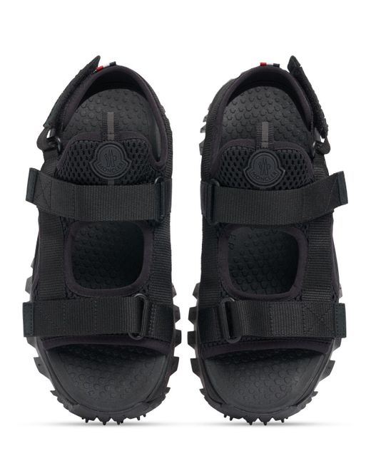 Moncler Black 45mm Trailgrip Vela Tech Sandals