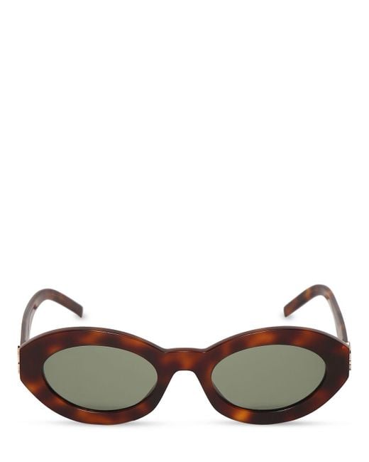 Saint Laurent Brown Sl M136 S Monogram Acetate Sunglasses